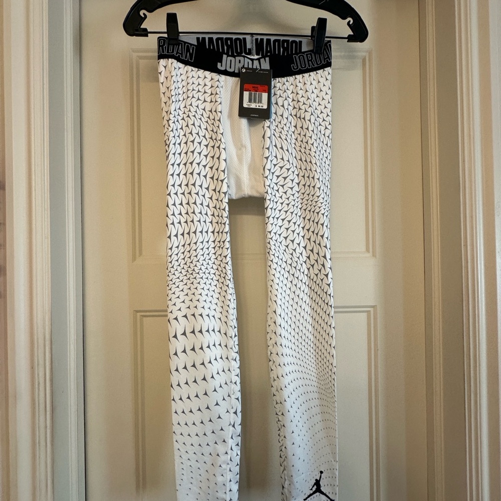 Jordan Black and White Athletic Shorts